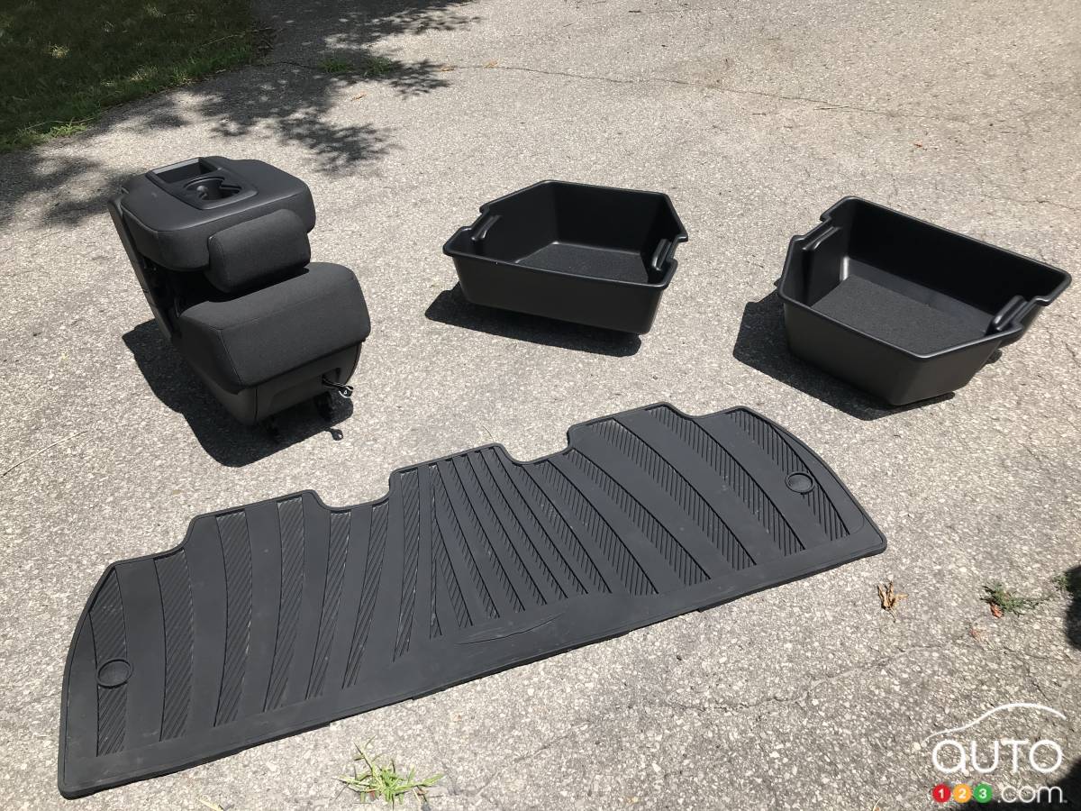 Chrysler Pacifica, éléments de la 2e rangée à ne pas laisser sur le bord de la route